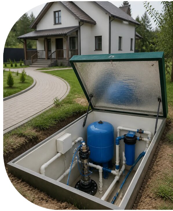 Автономное водоснабжение дома в Балакове от 152655 р. | АПаруса-Блк